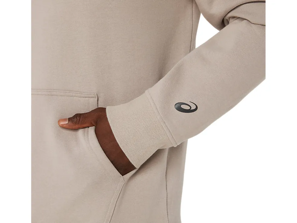 Hoodies en sweatshirts | Shirts met lange mouwen>ASICS LOGO OTH HOODIE Moonrock/Graphite Grey