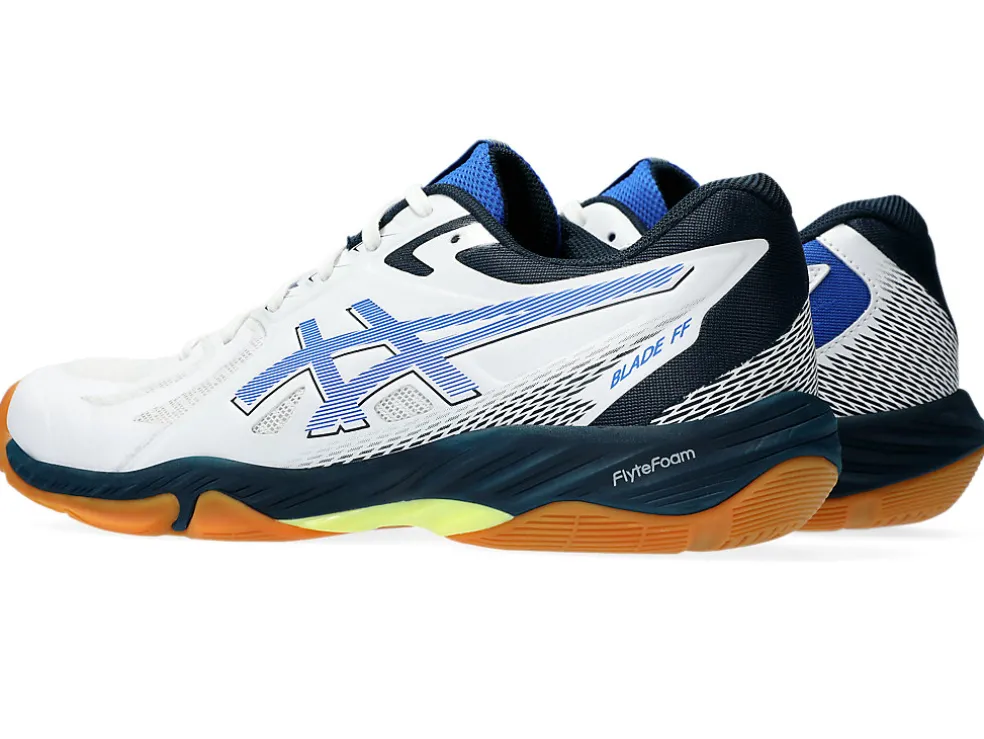 Netbal | Squash & badminton>ASICS BLADE FF White/Illusion Blue