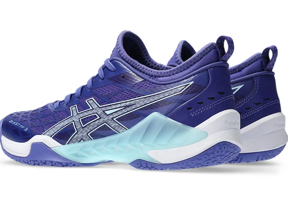 Netbal | Squash & badminton>ASICS BLAST FF 3 Eggplant/Aquamarine