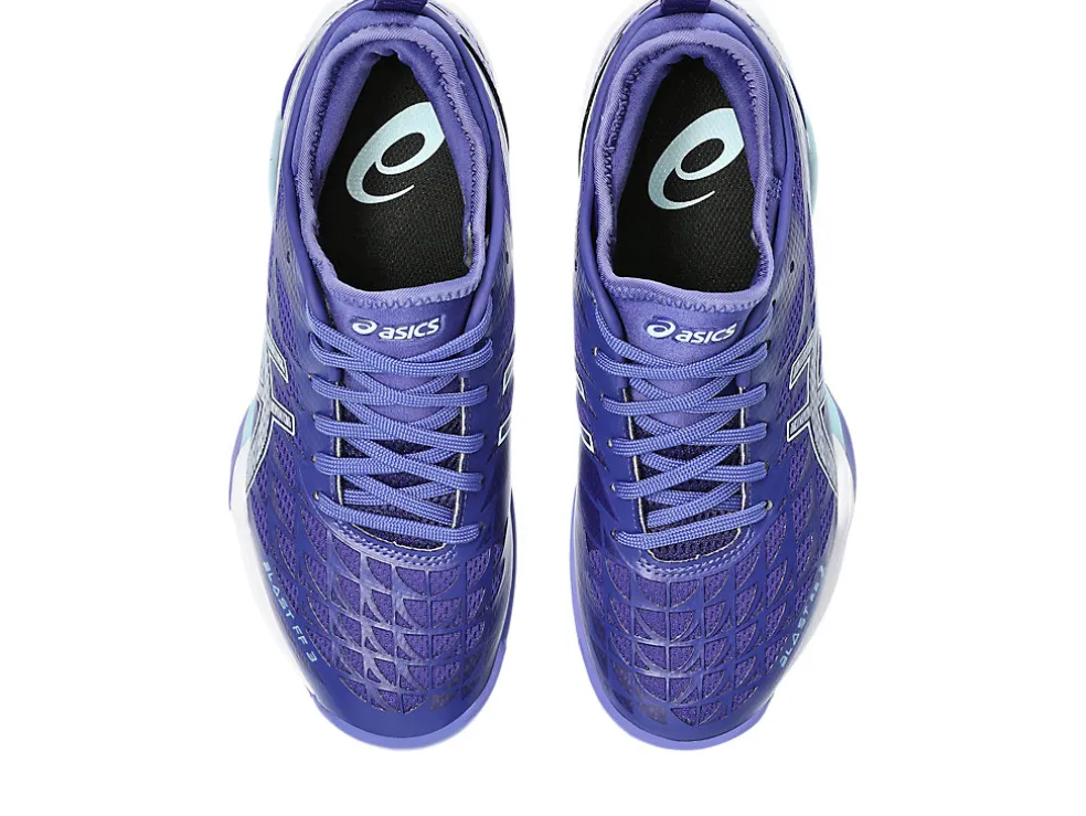 Netbal | Squash & badminton>ASICS BLAST FF 3 Eggplant/Aquamarine