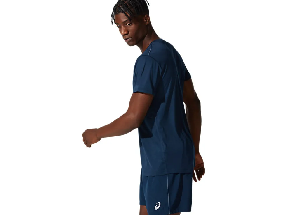 Kleding | Hardlopen>ASICS CORE TOP French Blue/Brilliant White