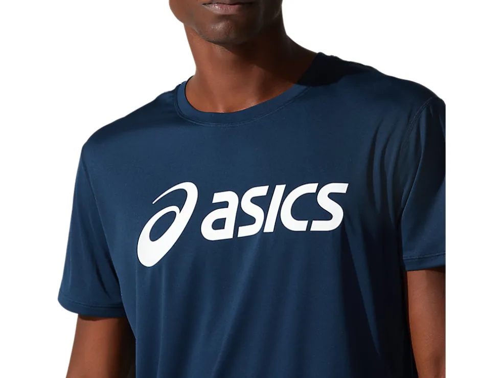 Kleding | Hardlopen>ASICS CORE TOP French Blue/Brilliant White