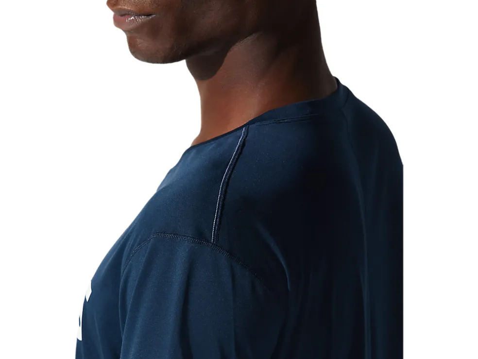 Kleding | Hardlopen>ASICS CORE TOP French Blue/Brilliant White