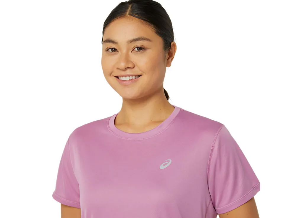 Kleding | Hardlopen>ASICS CORE SS TOP Soft Berry