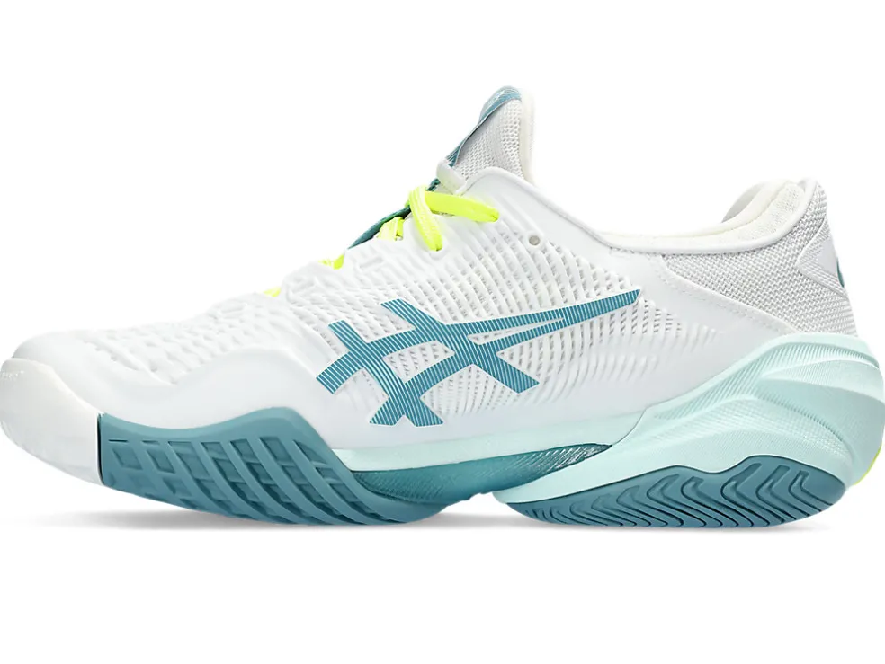 COURT FF™ | Tennisschoenen>ASICS COURT FF 3 White/Soothing Sea