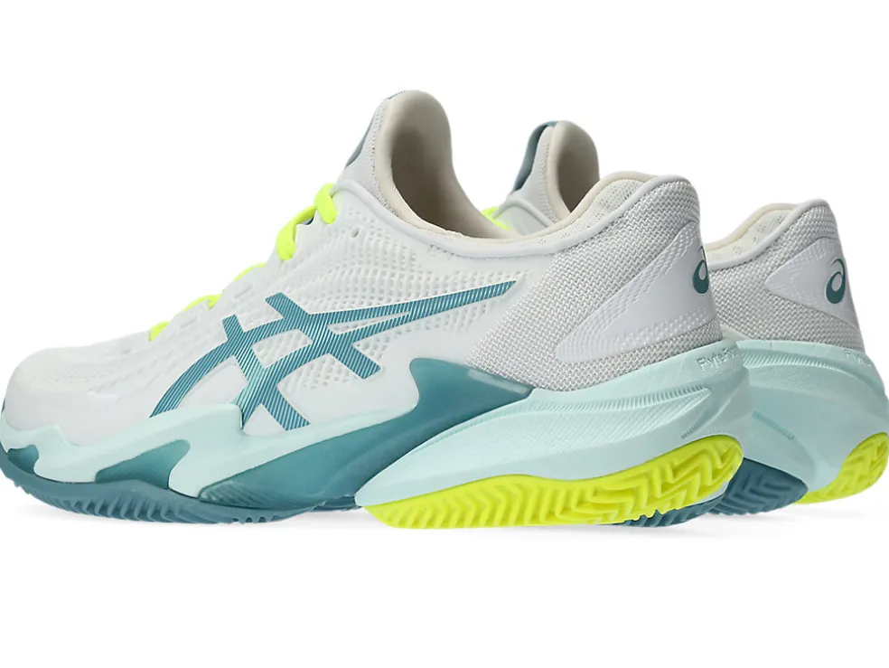 COURT FF™ | Tennisschoenen>ASICS COURT FF 3 CLAY White/Soothing Sea