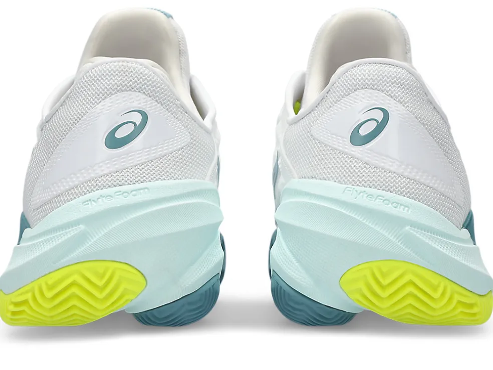COURT FF™ | Tennisschoenen>ASICS COURT FF 3 CLAY White/Soothing Sea