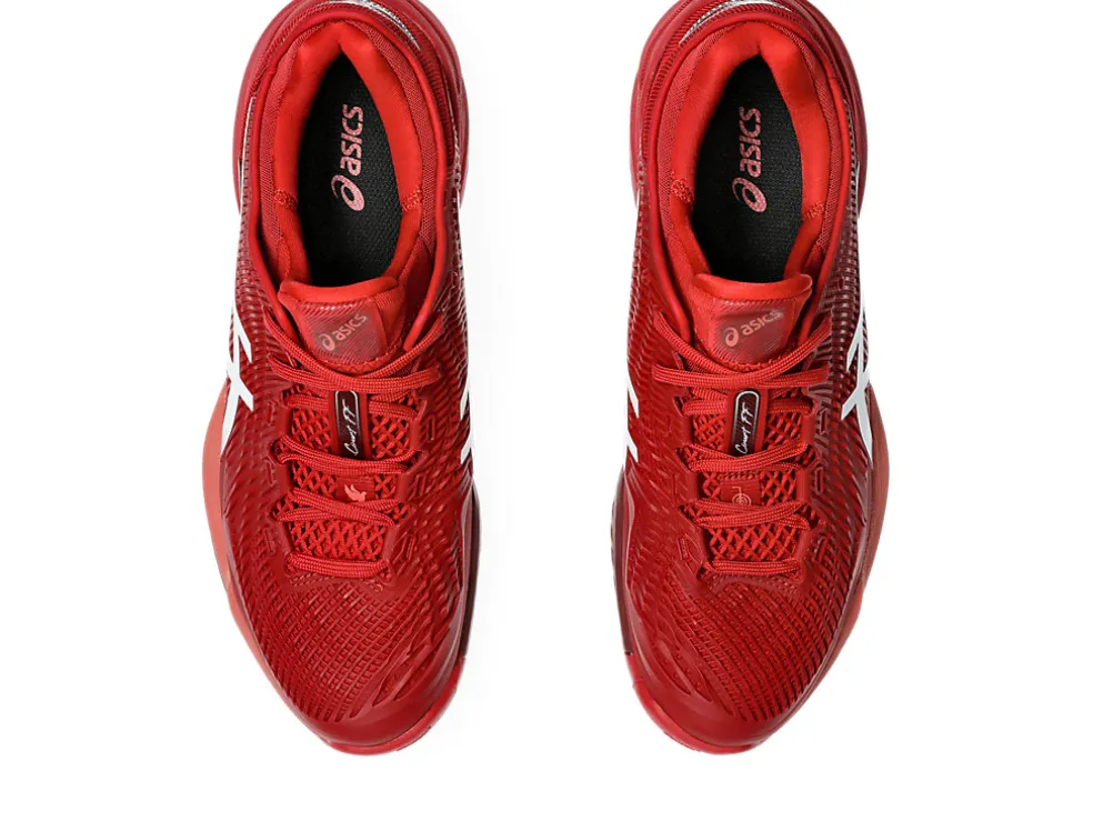 COURT FF™ | Tennisschoenen>ASICS COURT FF 3 NOVAK Cranberry/White