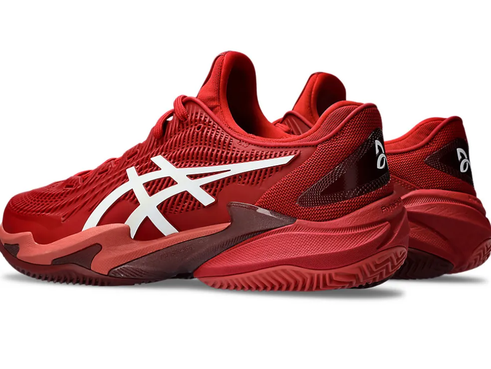 Tennisschoenen | COURT FF™>ASICS COURT FF 3 NOVAK CLAY Cranberry/White