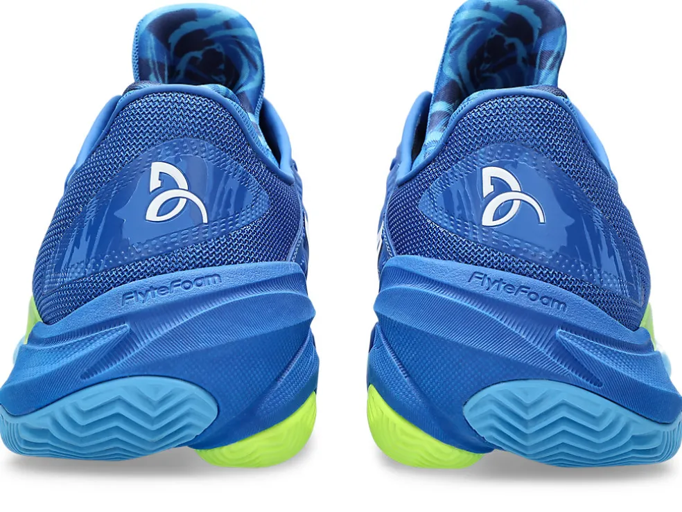 COURT FF™ | Tennisschoenen>ASICS COURT FF 3 NOVAK CLAY Tuna Blue/White