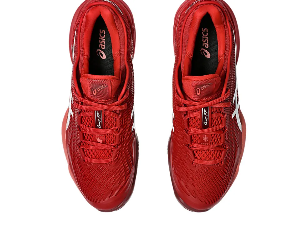 Tennisschoenen | COURT FF™>ASICS COURT FF 3 NOVAK CLAY Cranberry/White
