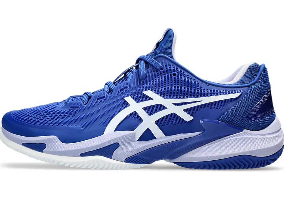 COURT FF™ | Tennisschoenen>ASICS COURT FF 3 NOVAK CLAY Asics Blue/Fresh Air