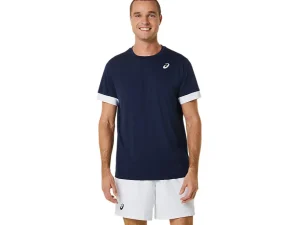 Kleding | Tennis>ASICS COURT SS TOP Midnight/Brilliant White