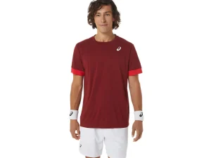 Kleding | Tennis>ASICS COURT SS TOP Beet Juice/Classic Red
