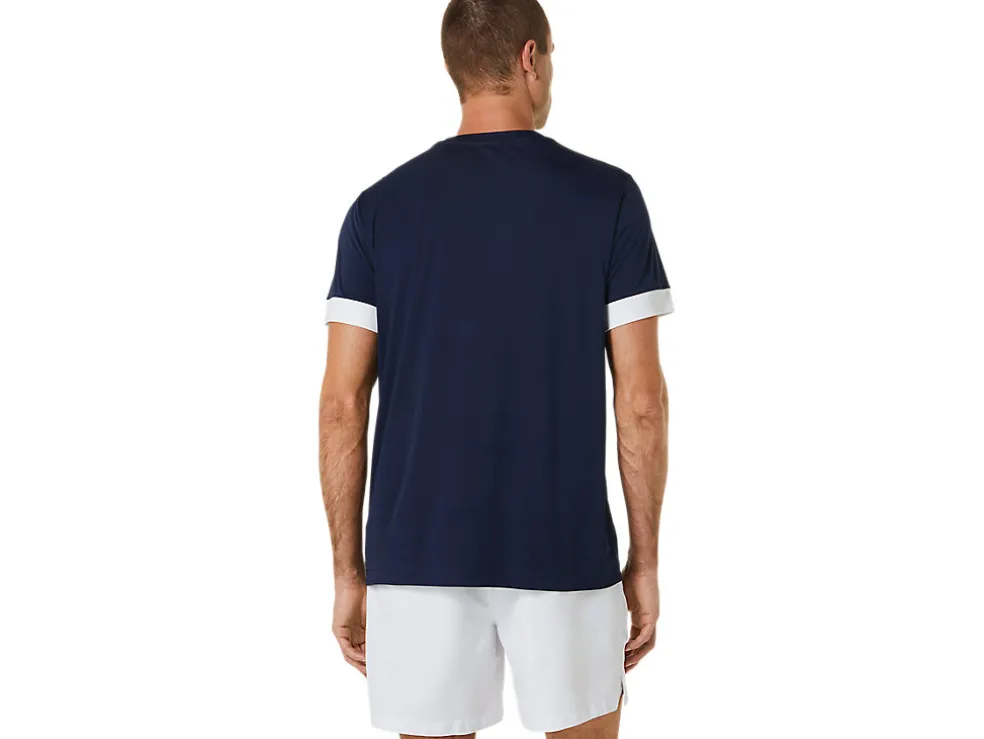 Kleding | Tennis>ASICS COURT SS TOP Midnight/Brilliant White