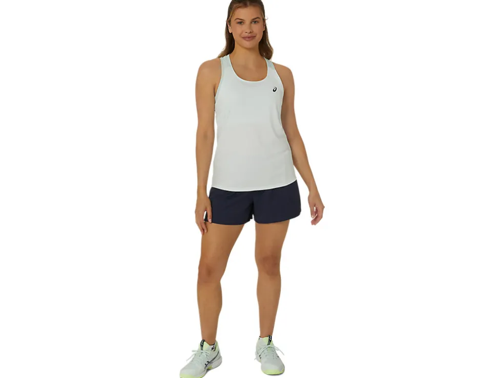 Kleding | Shirts met korte mouwen>ASICS COURT TANK Pale Mint/Pale Blue