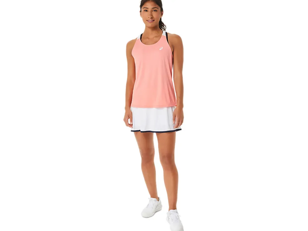 Kleding | Tennis>ASICS COURT TANK Guava/Brilliant White