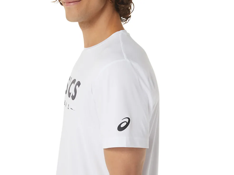 Kleding | Tennis>ASICS COURT TENNIS GRAPHIC TEE Brilliant White