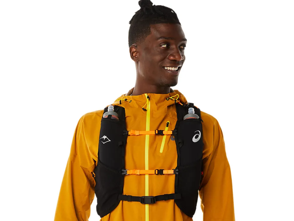 Kleding | Trail running>ASICS FUJITRAIL HYDRATION VEST 7L Performance Black/Shocking Orange