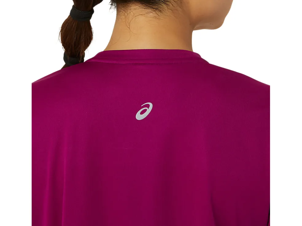 Kleding | Trail running>ASICS FUJITRAIL LOGO LS TOP Blackberry/Birch