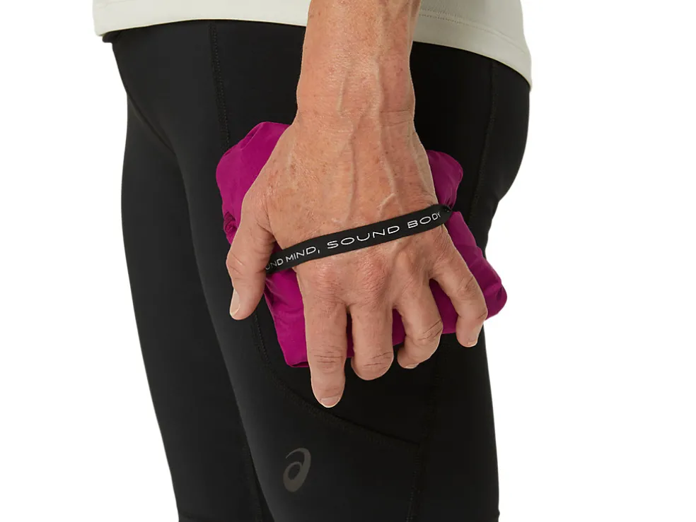 Kleding | Trail running>ASICS FUJITRAIL PACKABLE JACKET Soft Berry/Blackberry