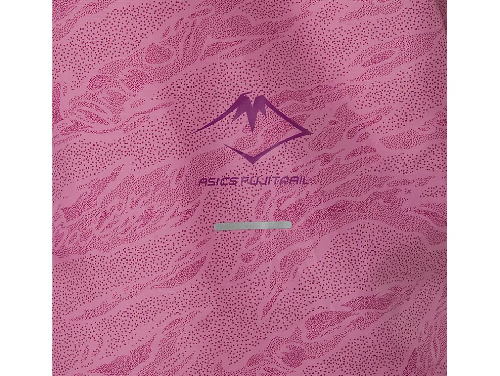 Kleding | Trail running>ASICS FUJITRAIL PACKABLE JACKET Soft Berry/Blackberry