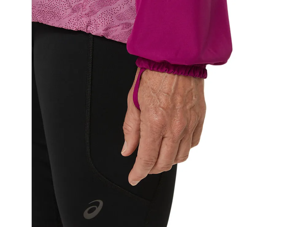 Kleding | Trail running>ASICS FUJITRAIL PACKABLE JACKET Soft Berry/Blackberry