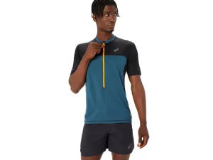 Kleding | Trail running>ASICS FUJITRAIL SS TOP Magnetic Blue/Performance Black