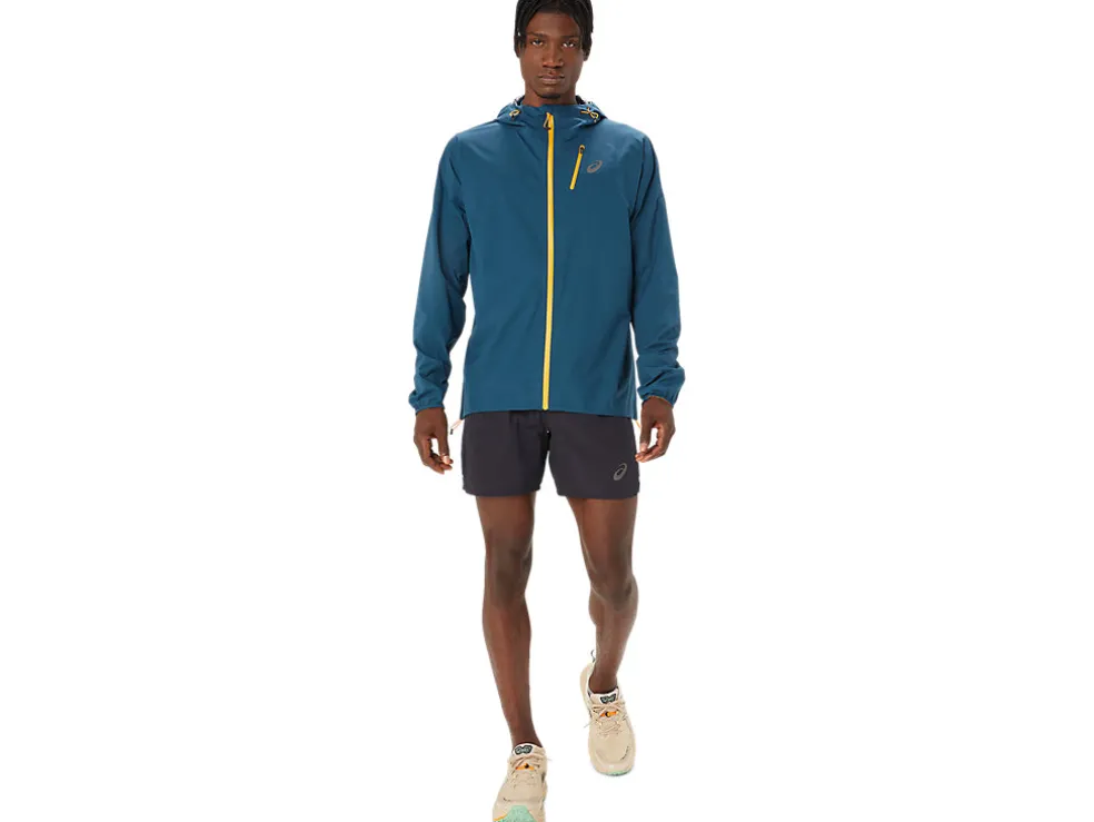 Kleding | Trail running>ASICS FUJITRAIL WATERPROOF JACKET Magnetic Blue
