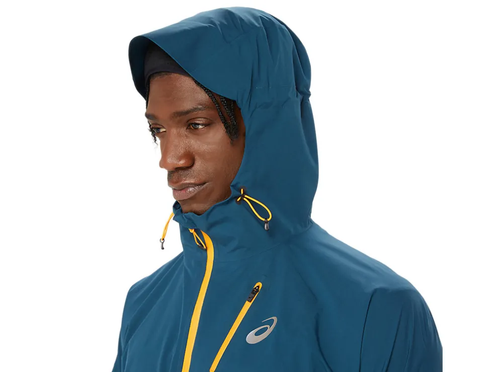 Kleding | Trail running>ASICS FUJITRAIL WATERPROOF JACKET Magnetic Blue