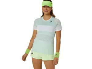 Kleding | Shirts met korte mouwen>ASICS GAME SS TOP Pale Blue