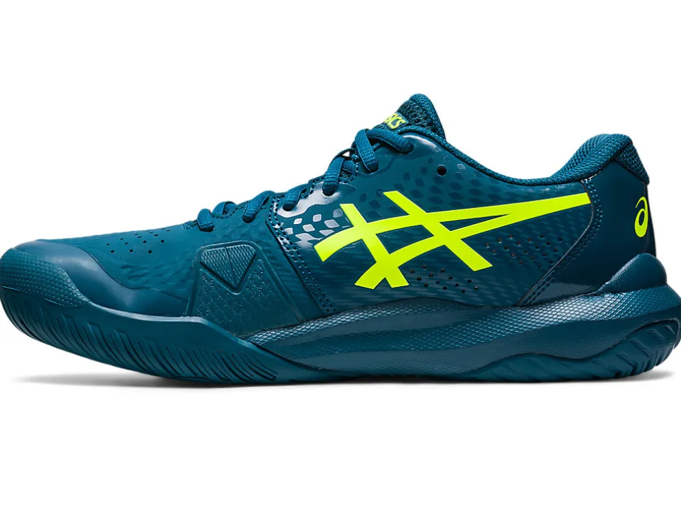 Tennisschoenen | Tennis>ASICS GEL-CHALLENGER 14 Restful Teal/Safety Yellow
