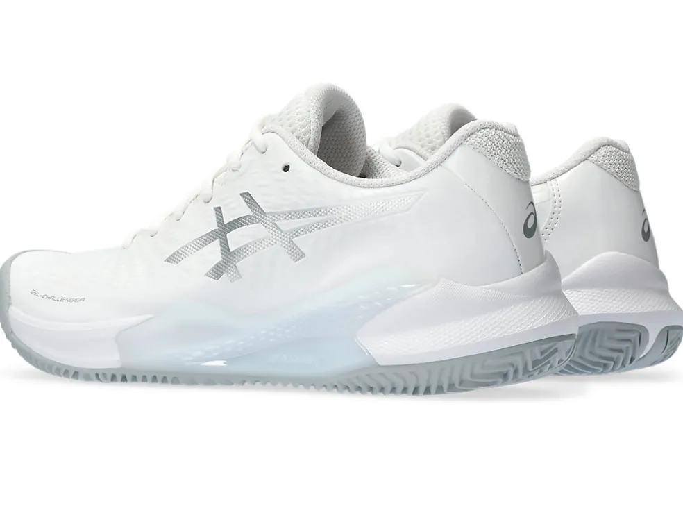 Tennisschoenen | Tennis>ASICS GEL-CHALLENGER 14 CLAY White/Pure Silver