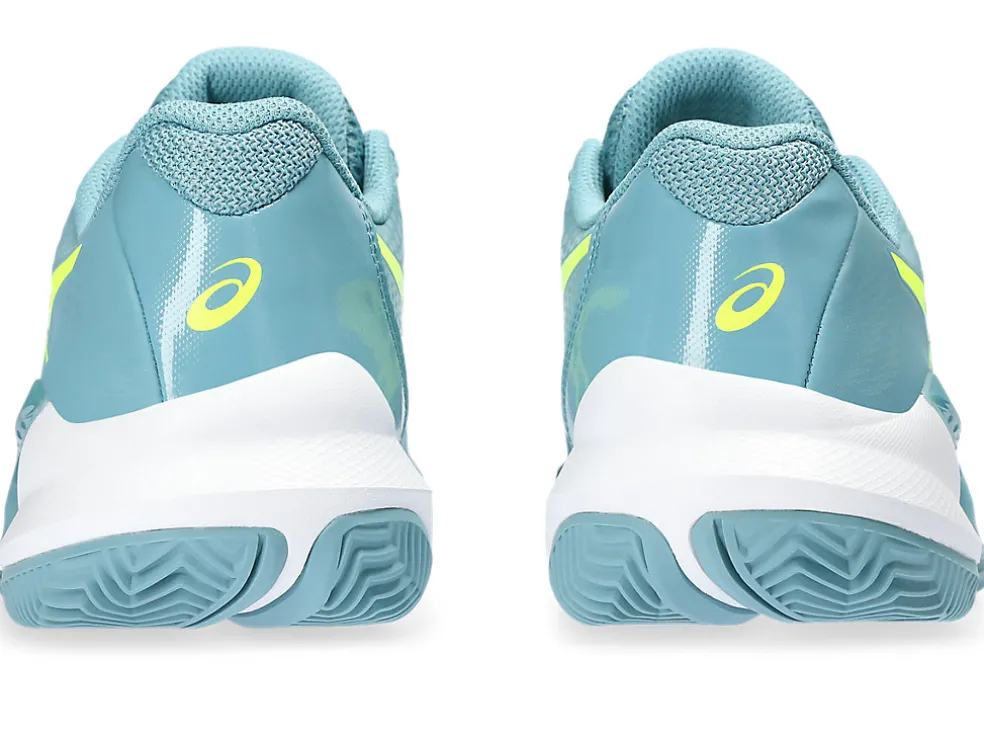 Tennisschoenen | Tennis>ASICS GEL-CHALLENGER 14 CLAY Gris Blue/Safety Yellow