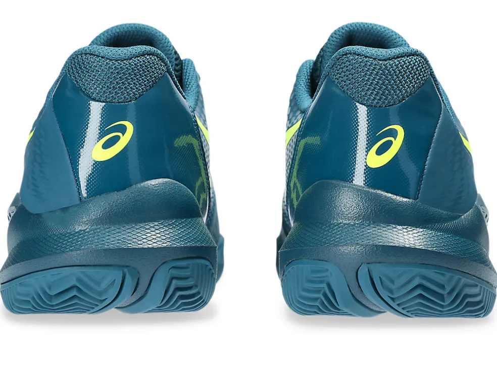 Tennisschoenen | Tennis>ASICS GEL-CHALLENGER 14 CLAY Restful Teal/Safety Yellow
