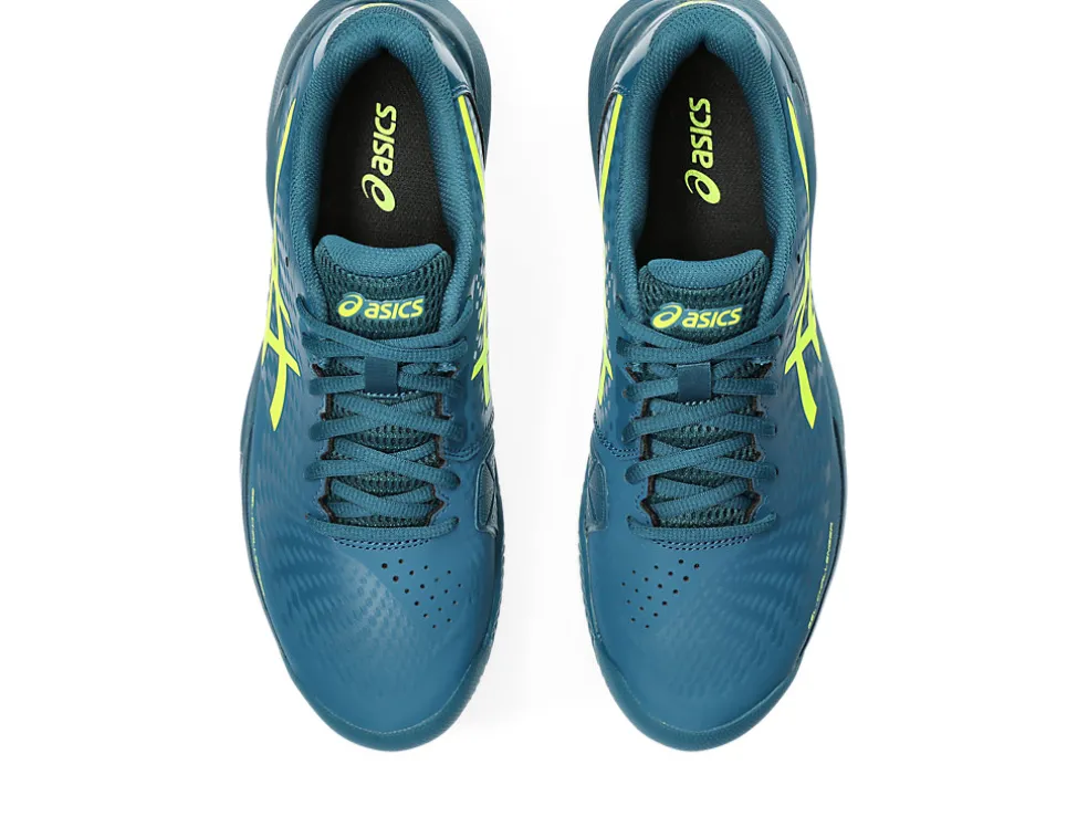 Tennisschoenen | Tennis>ASICS GEL-CHALLENGER 14 CLAY Restful Teal/Safety Yellow