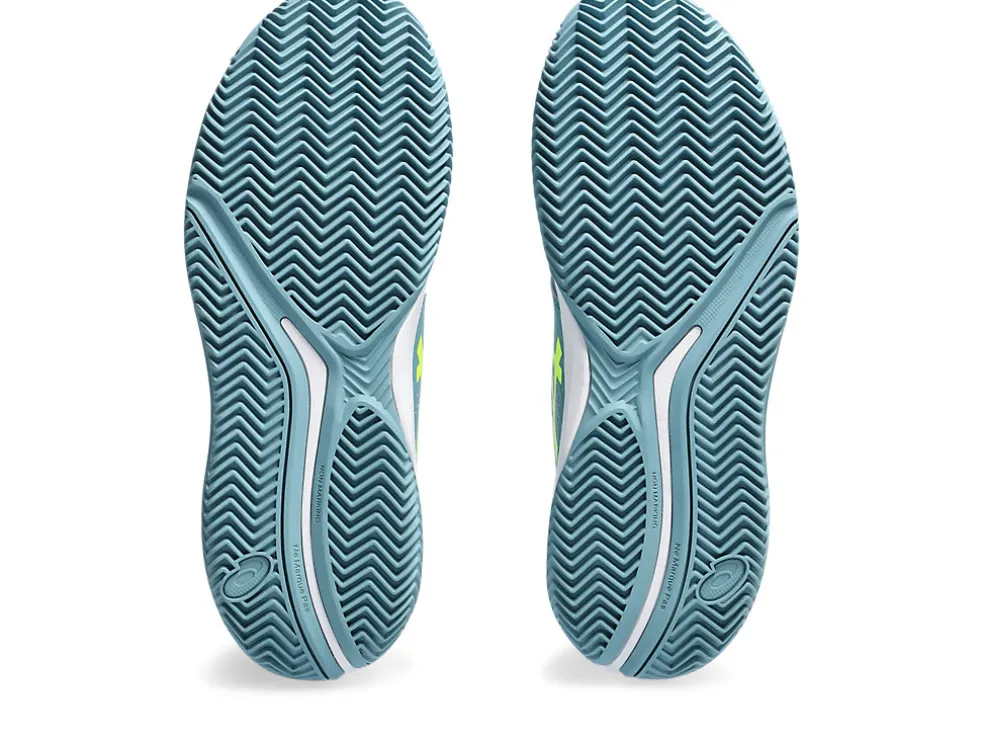 Tennisschoenen | Tennis>ASICS GEL-CHALLENGER 14 CLAY Gris Blue/Safety Yellow