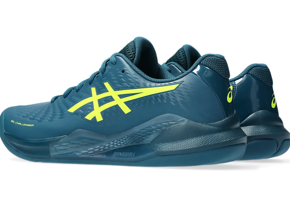 Tennisschoenen | Tennis>ASICS GEL-CHALLENGER 14 INDOOR Restful Teal/Safety Yellow