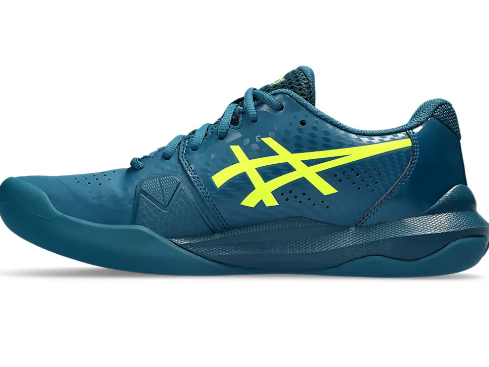 Tennisschoenen | Tennis>ASICS GEL-CHALLENGER 14 INDOOR Restful Teal/Safety Yellow
