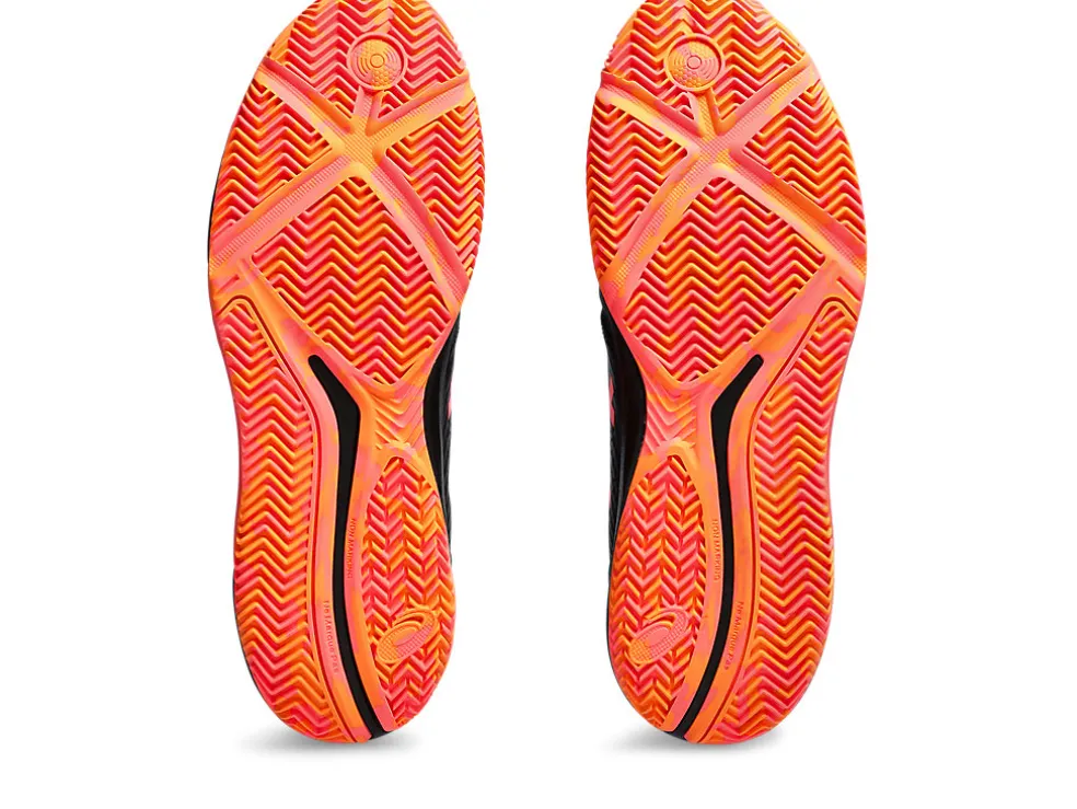 Padel | Padel>ASICS GEL-CHALLENGER 14 PADEL Black/Blazing Coral