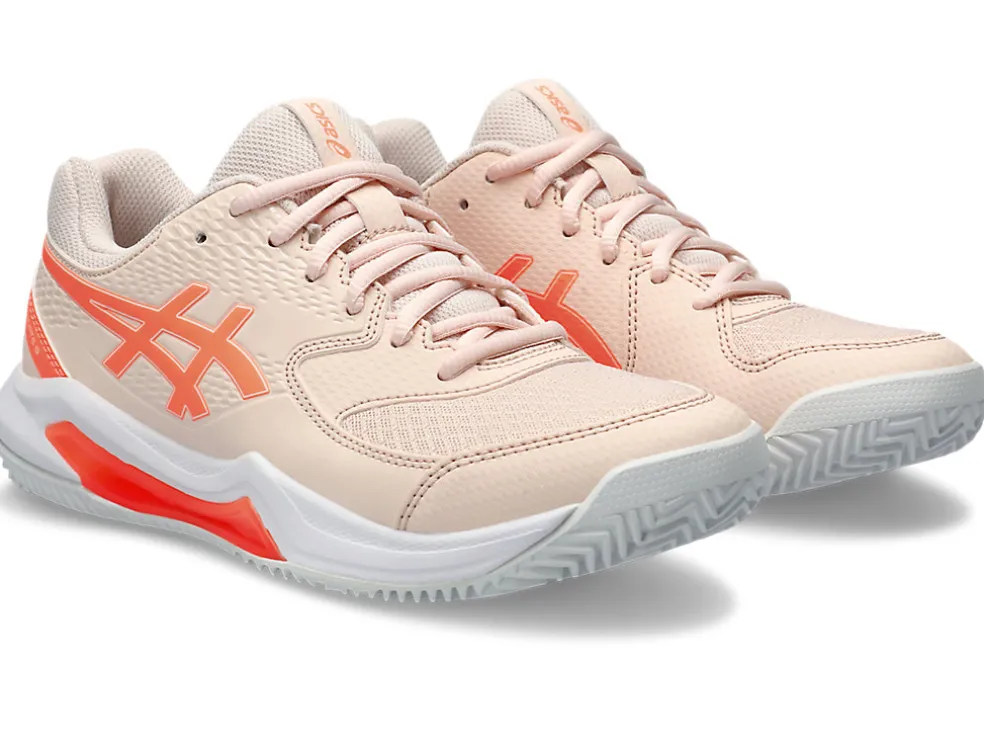 Tennisschoenen | Tennis>ASICS GEL-DEDICATE 8 CLAY Pearl Pink/Sun Coral