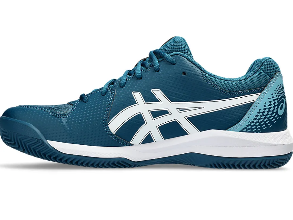 Tennisschoenen | Tennis>ASICS GEL-DEDICATE 8 CLAY Restful Teal/White