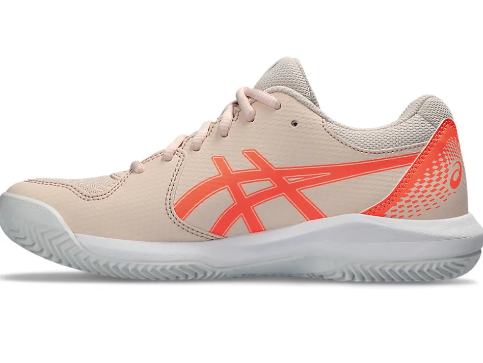 Tennisschoenen | Tennis>ASICS GEL-DEDICATE 8 CLAY Pearl Pink/Sun Coral