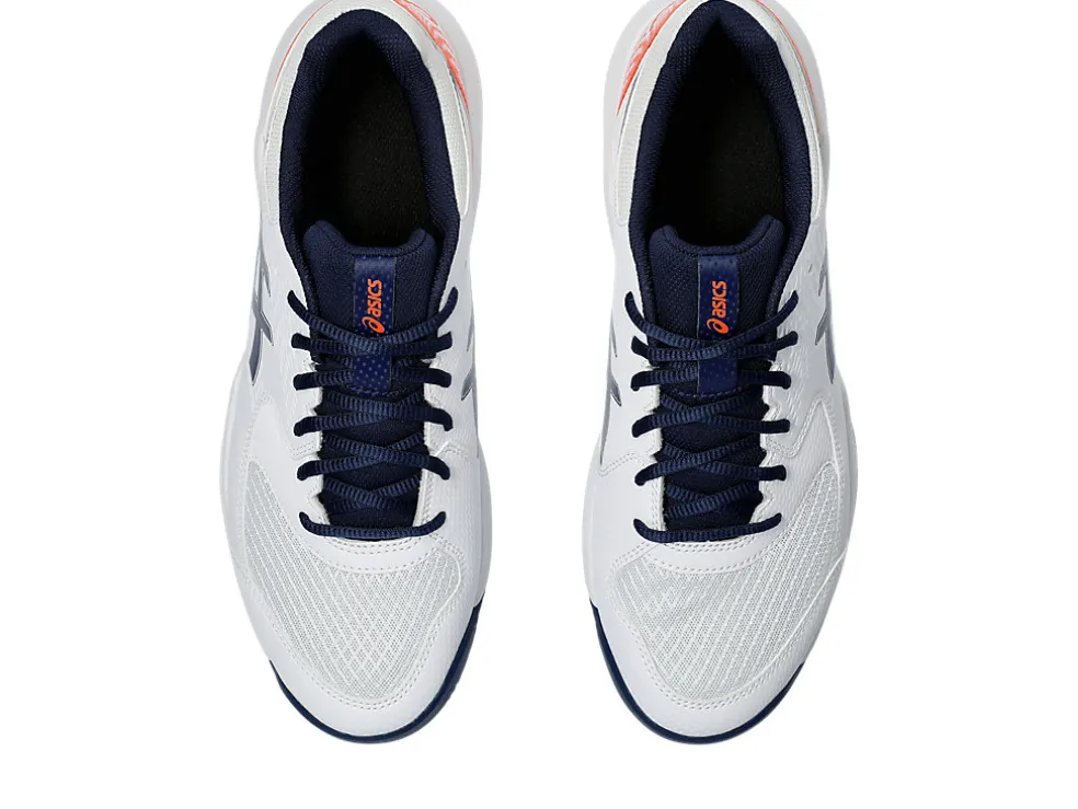 Tennisschoenen | Tennis>ASICS GEL-DEDICATE 8 CLAY White/Blue Expanse