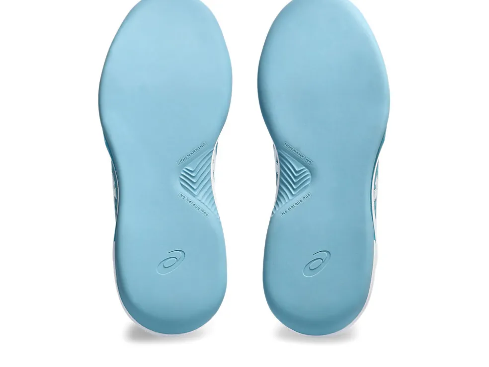 Tennisschoenen | Tennis>ASICS GEL-DEDICATE 8 INDOOR Gris Blue/White