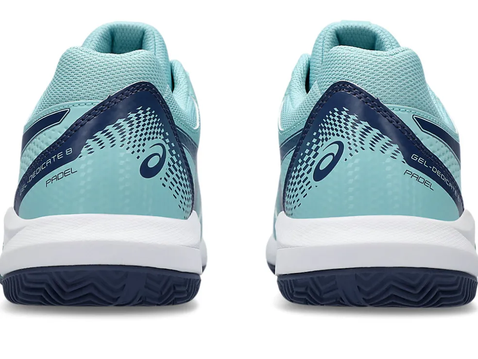 Padel | Padel>ASICS GEL-DEDICATE 8 PADEL Teal Tint/Thunder Blue