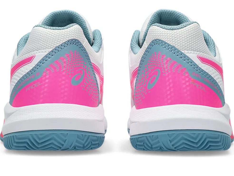 Padel | Padel>ASICS GEL-DEDICATE 8 PADEL White/Hot Pink