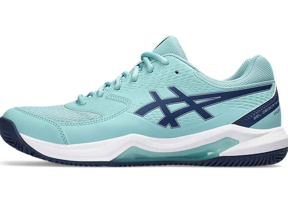Padel | Padel>ASICS GEL-DEDICATE 8 PADEL Teal Tint/Thunder Blue