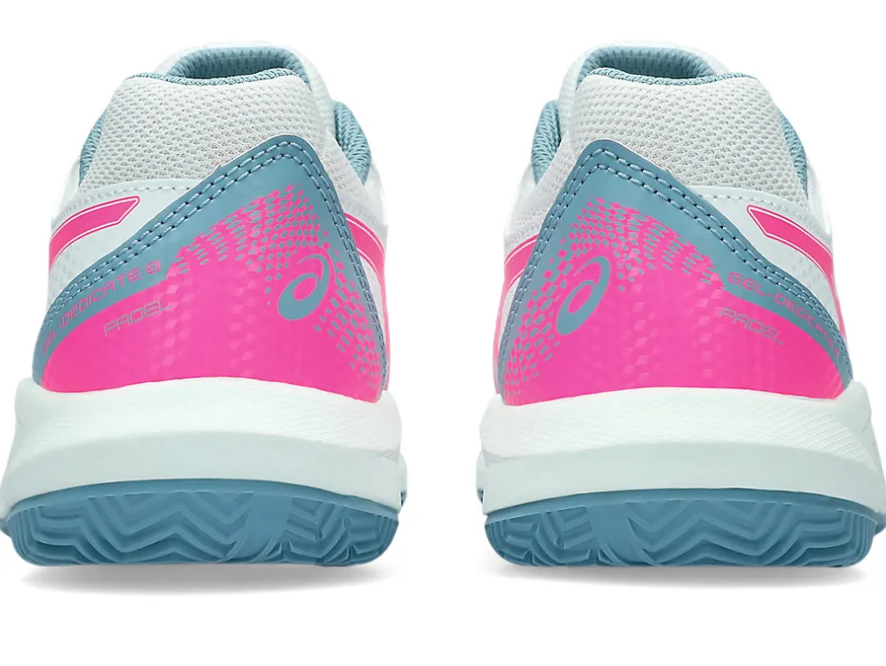 Padel | Andere sporten>ASICS GEL-DEDICATE 8 PADEL GS Soothing Sea/Hot Pink
