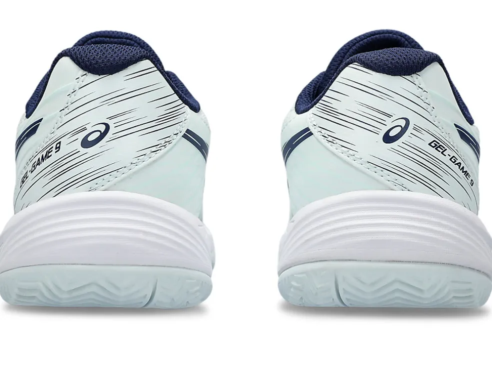 Tennisschoenen | Tennis>ASICS GEL-GAME 9 GS CLAY/OC Pale Mint/Blue Expanse